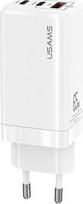 Charger Usams T33 1x USB-A 2x USB-C 3 A (CC110TC02)