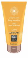 Shiatsu Love Edible Lubricant White Tea & Peach 100ml - na bazie wody