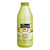 COTTAGE ANANAS & CREME DE COCO dušo želė ir vonios pienelis, 750 ml