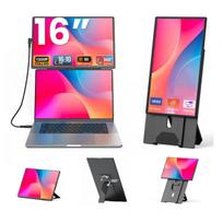 Monitorius Kwumsy N2 16″ nešiojamas monitorius su stovu IPS Full HD 60 Hz