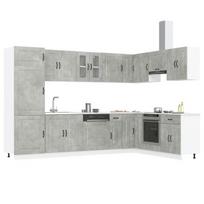 vidaXL Virtuvės spintelė Kalmar Betono pilka 80 x 46 x 81,5 cm