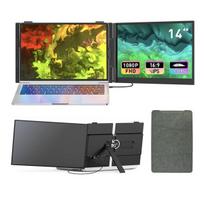 Monitorius Kwumsy S8 14″ papildomas monitorius su stovu IPS Full HD 60 Hz