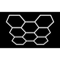 LED Hexagon garažo šviestuvas 280W, 6500K, 8 segmentų, 252×238 cm