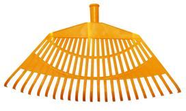 Lapų grėblys, plastikinis, 23 šakų, be koto
