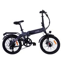 PVY Z20 PRO EVO 20'' Miesto sulankstomas elektrinis dviratis Galia 500W Baterija 36V14Ah Maksimalus greitis 32KM/H Lauko patogus unisex elektrinis dviratis Z20 PRO EVO Gray 32KM/H pilka spalva