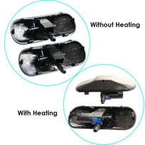 2 vnt. priekinio stiklo plovimo purkštukai  VW Passat B6 Jetta Golf GTI Caddy 2KD955986 2KD 955 986 Without Heating