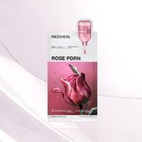 Mediheal Essential kaukė su rožėmis PDRN (10 lapų) – Maitinamoji kaukė, Stangrinamoji priežiūra, Korėjietiška 10 Sheets