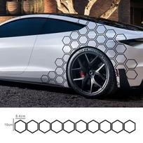 Automobilio lipdukas Universalus korio formos grafikos plėvelė Automobilių kėbulo dekoravimo lipdukai Automobilio išorės lipdukas Automobilio vinilo korio atviro stiliaus juosta juoda