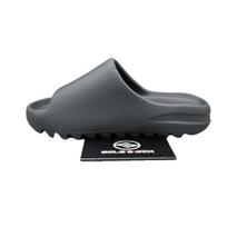 Adidas Yeezy Slide EVA Slate Komfortiškos kasdienės šlepetės Tamsiai pilkos ID2350 EU 37
