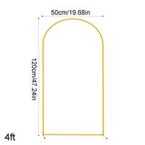 Metal Arch Backdrop Stand Gold Wedding Party Arch Backdrop Door Frame For Birthday Parties Balloon Flower Decorations
