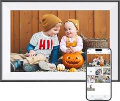 "Dragon Touch" 10,1 colio "WiFi" skaitmeninis nuotraukų rėmelis - HD IPS jutiklinis ekranas, automatinis pasukimas, momentinis dalijimasis nuotraukomis ir vaizdo įrašais, 16GB atminties šeimai ir draugams