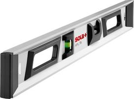 "Sola" 1711001 "HPL 75" tikslusis gulsčiukas, pilkos/juodos spalvos, 75 cm