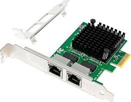 2 prievadų 2,5Gbit PCIe tinklo kortelė, I226-V, Dviejų prievadų kompiuterio LAN kortelė, kelių gigabitų NIC, PCI Express serverio tinklo kortelė, 2,5G Ethernet adapteris
