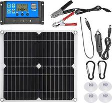 Dvigubas 12 V/5 V USB su valdikliu, saugus saulės kolektorius, poli saulės kolektorius automobiliui, jachtai, butui, automobiliui, namams, namams su šildymo įranga, stabilus (40W plokščių rinkinys-20A)