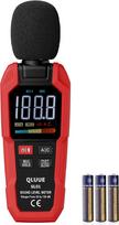 Garso lygio matuoklis Skaitmeninis nešiojamasis decibelų matuoklis nuo 30 dB iki 130 dB A/C svertinis LCD ekranas gali būti naudojamas namuose, gamykloje ir kelyje