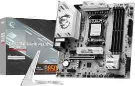 MSI B850M Gaming Plus WIFI6E motininė plokštė, mATX - palaiko "AMD Ryzen 9000/8000/7000" procesorius, AM5 - DDR5 Memory Boost 8200+ MT/s (OC), PCIe 4.0 x16, M.2 Gen5, "Wi-Fi 6E", 2,5G LAN