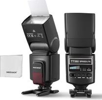 NEEWER TT560 Speedlite blykstė, suderinama su "Canon Sony Nikon Panasonic Olympus Pentax" ir kitais DSLR, studijinės šviesos skaitmeninio fotoaparato Speedlight su standartine karštąja kojele, mini stovu, valymo audiniu ir krepšiu