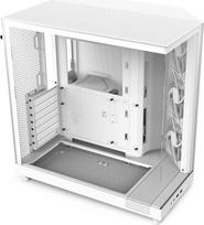 NZXT H6 Flow | CC-H61FW-01 | Kompaktiškas dviejų kamerų "Mid-Tower" korpusas | Stiklo plokštės su panoraminiu vaizdu | Aukštos kokybės oro srauto plokštės | Komplekte yra 3 x 120 mm ventiliatoriai | Balta