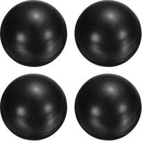 QUARKZMAN 4 PP plastikinių guolių rutuliukų rinkinys, 30 mm, kieto plastiko rutuliukai, G2 tikslumas, polipropilenas, mini rutuliukai, juodos spalvos