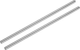 sourcing map Linijinio judėjimo strypų kreipiančioji 12 mm x 450 mm, Gehäuse aus gehärtetem Stahl, verchromt, metrische Linearschienenstange für 3D-Drucker, CNC-Maschine, 2 Stück