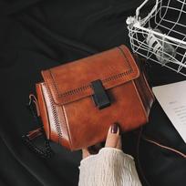 2024 Women's Mini Chain Crossbody Bag: New Fashion, Versatile & Stylish vyno raudonos spalvos