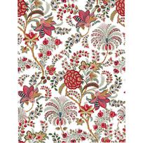 Red Flower Peel And Stick Wallpaper Vintage Floral Self-adhesive PVC Wallpaper Vinyl Furniture Cabinet Sticker For Living Room 300cmx44cm balta