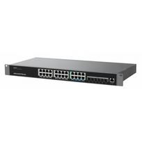 Grandstream GWN7822P - Layer 3 Multi-Gigabit Network Switch - 24 Gigabit ports (16x 1G ports, 8x 2.5G), 4 SFP+ ports (GWN7822P)