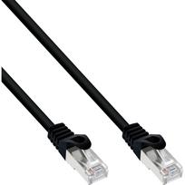 InLine Patchkabel - SF/UTP - Cat.5e - schwarz - 0,3m