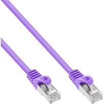 InLine® Patchkabel, SF/UTP, Cat.5e, purple, 0,3m (72533P)