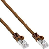 InLine® Patchkabel, SF/UTP, Cat.5e, braun, 0,3m (72533K)