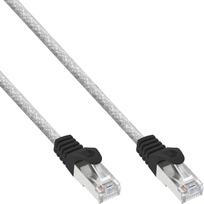 InLine® Patchkabel, SF/UTP, Cat.5e, transparent, 0,25m (72522T)
