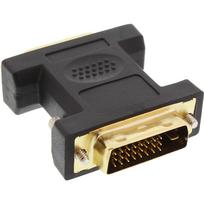 InLine® DVI-D Adapter, Digital 24+5 Buchse an DVI-D 24+1 Stecker, verg. Kontakte (17760P)