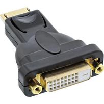 InLine - DisplayPort-Adapter - DisplayPort (M) - bis - DVI-D (W) - Schwarz (17199J)
