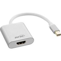 Mini DisplayPort HDMI Adapterkabel Aluminium mit Audio - 4K/60Hz - weiß - 0,15m (17193W)