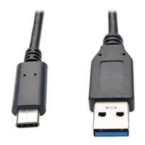 Tripp U428-003-G2 USB-C-zu-USB-A-Kabel (Stecker/Stecker) - USB 3.2 Gen 2 (10Gbit/s) - Thunderbolt 3-kompatibel - 0,91 m - 1,83 m - USB C - USB A - USB 3.2 Gen 2 (3.1 Gen 2) - Männlich/Männlich - Schwarz