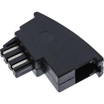 InLine® TAE-F Adapter TAE-F Stecker auf RJ11 Buchse, für Import Telefone (69948A)