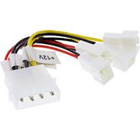 InLine® Lüfter Adapterkabel, 2x 12V und 2x 5V, für 4 Lüfter (33005B)
