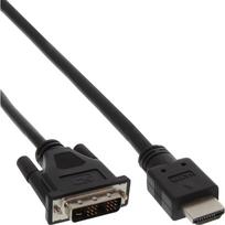 InLine 17658E 0.3m HDMI Type A (Standard) DVI Schwarz Videokabel-Adapter (17658E)