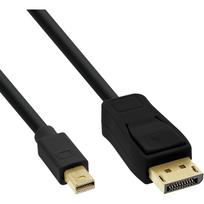 InLine 17137S 0.3m Mini DisplayPort DisplayPort Schwarz DisplayPort-Kabel (17137S)