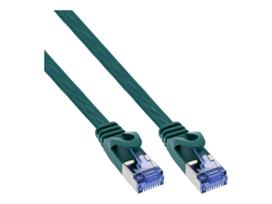Patchkabel S/FTP, PiMF, Cat 6, grün, 7,5 m halogenfrei, mit Draka-Kabel und Hirosesteckern TM21 (bisherige Bezeichnung S/STP) (71807G)