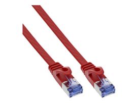 Patchkabel S/FTP, PiMF, Cat 6, rot, 0,5 m halogenfrei, mit Draka-Kabel und Hirosesteckern TM21 (bisherige Bezeichnung S/STP) (71800R)