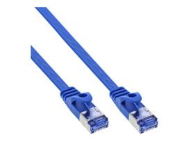 Patchkabel S/FTP, PiMF, Cat 6, blau, 3.0 m halogenfrei, mit Draka-Kabel und Hirosesteckern TM21 (bisherige Bezeichnung S/STP) (71803B)