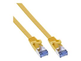 Patchkabel S/FTP, PiMF, Cat 6, gelb, 1,0 m halogenfrei, mit Draka-Kabel und Hirosesteckern TM21 (bisherige Bezeichnung S/STP) (71801Y)