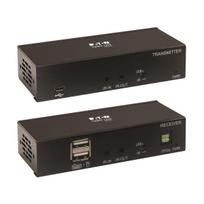 Eaton Tripp Lite Series DisplayPort to HDMI over Cat6 Extender Kit with KVM Support, 4K 60Hz, 4:4:4, USB, PoC, HDCP 2.2, up to 230 ft., TAA - Erweiterung für Video/Audio - HDMI, DisplayPort - über CAT 6 - bis zu 70 m - TAA-konform - für P/N: B127A-010-H, P580-015-8K6, P580-020-8K6, P580-025-8K6, P580-030-8K6 (B127A-1A1-BDBH)