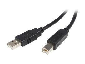 StarTech.com USB2.0 A-auf-B-Kabel - Stecker/Stecker - USB-Kabel - USB Typ A, 4-polig (M) - USB Typ B, 4-polig (M) - 5,0m (USB/USB2.0) - Schwarz (USB2HAB5M)