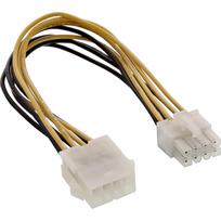 InLine® Strom Verlängerung intern, Netzteil zu Mainboard 8pol. St/Bu, 20cm (26631)
