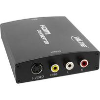InLine® Konverter HDMI zu Composite/S-Video, mit Audio, Eingang HDMI, Ausgang: Cinch, S-Video und Audio Cinch (65006)