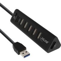 InLine Smart Hub - 7-fach USB 3.2 Gen.1 / 2.0 Hub mit Schnelllade-Anschluss
