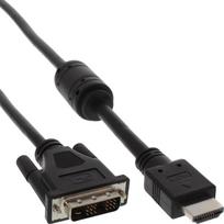 InLine 1.5m HDMI A - DVI 18+1 - HDMI - DVI - Männlich - Männlich - Schwarz - Polybag (17664)