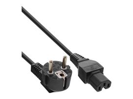 InLine 25er Bulk-Pack Netzkabel Schutzkontakt gewinkelt auf Warmgerätestecker C15 - Kabel - Strom/Netzteil - 1,8 m - IEC (B-16810)